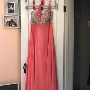 Coral Prom Dress